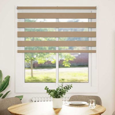 vidaXL Zebra roleta 125x150 cm šírka látky 120,9 cm polyester