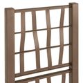 vidaXL Záhradný kvetináč s trellis Hnedá 36 x 36 x 140 cm PP