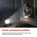 LED reflektor ELION 100W, červeno-čierny, IP65, 16 000 lm, neutrálna biela