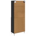 vidaXL Highboard 2 ks Čierny dub 69,5 x 34 x 180 cm