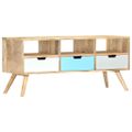 vidaXL TV skrinka 110x35x48 cm masívne mangovníkové drevo
