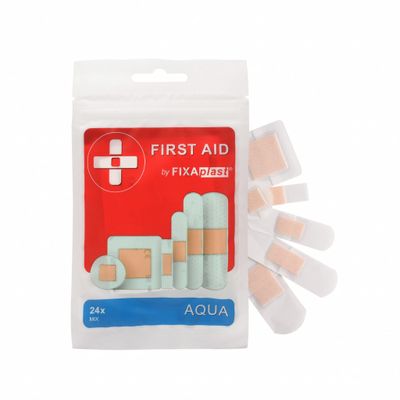 FIXAPLAST 2979 FIRST AID Aqua Mix náplasť (24 rôznych kusov)