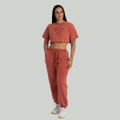 Dámske tričko CropTop Washed Terra - STRIX