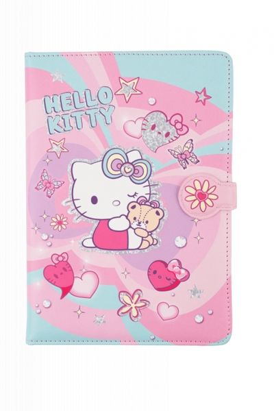 Zápisník so zapínaním na magnet Heart Hello Kitty Pastel Pink