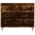 vidaXL Botník dymový dub 70x36x60 cm spracované drevo