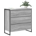 vidaXL Servírovacia skriňa Sivý Sonoma 79 x 36 x 75.5 cm