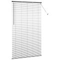 vidaXL Rímske žalúzie Čierna 220 x 130 cm Hliník
