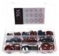 Sada hydraulických tesnení s gumovým límcom MECHANIC RING SET 4, 245 ks SIXTOL