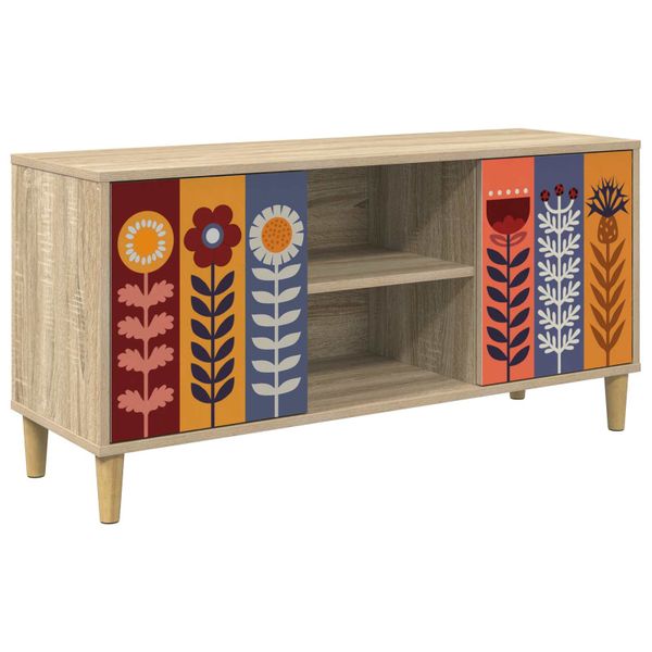 vidaXL TV skrinka ESSEN 102 x 33 x 50 cm Sonoma Kompozitné drevo