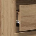 vidaXL Nočná skrinka Artisan Dub 40x35x62,5 cm Drevo