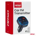 FM transmitter 2×USB-A 12/24V AMiO-04648
