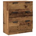 VidaXL Príborníky 3 ks Old Wood 60x30x70 cm Engineered Wood