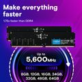 CRUCIAL RAM 64GB (1x64GB), DDR5, 5600MHz, CL46