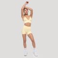 Športová podprsenka Luma Butter Yellow - GymBeam, veľkosť M