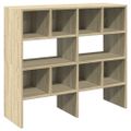 vidaXL Stojany na topánky 2 ks stohovateľné dub sonoma 89,5x30x40 cm