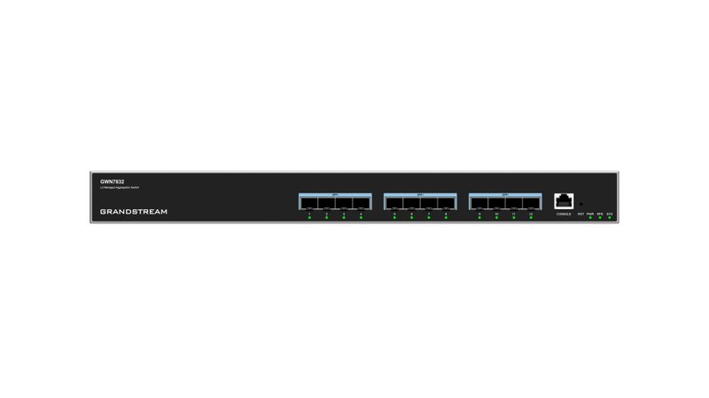 Grandstream GWN7832 Sieťový prepínač vrstvy 3 s 12 portami SFP+