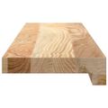 vidaXL Parapety 2 ks neošetrené 70x15x2 cm masívne dubové drevo