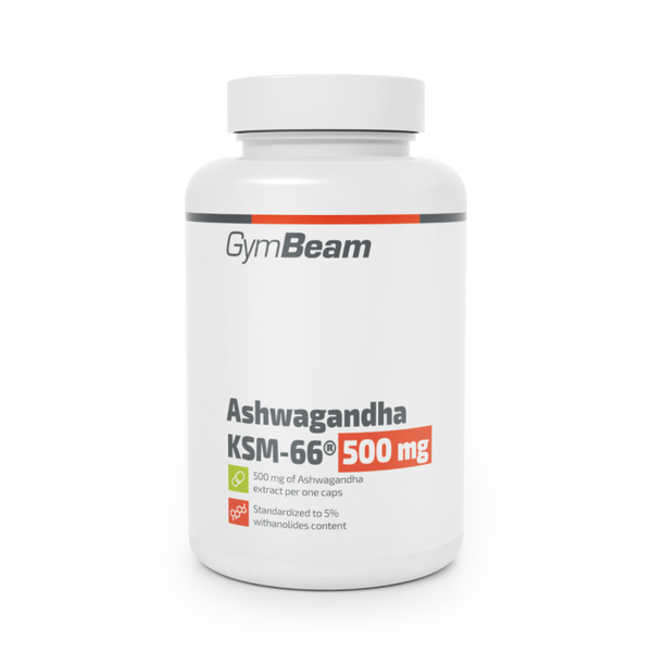 Ashwagandha KSM-66® 500mg - GymBeam, 90 kaps.
