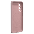 Puzdro Etteri Silicone Mag pre Samsung Galaxy S25 Edge svetloružové