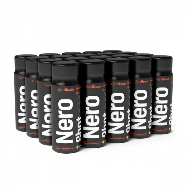 Nero Shot - GymBeam, citrón limetka, 20 x 60 ml