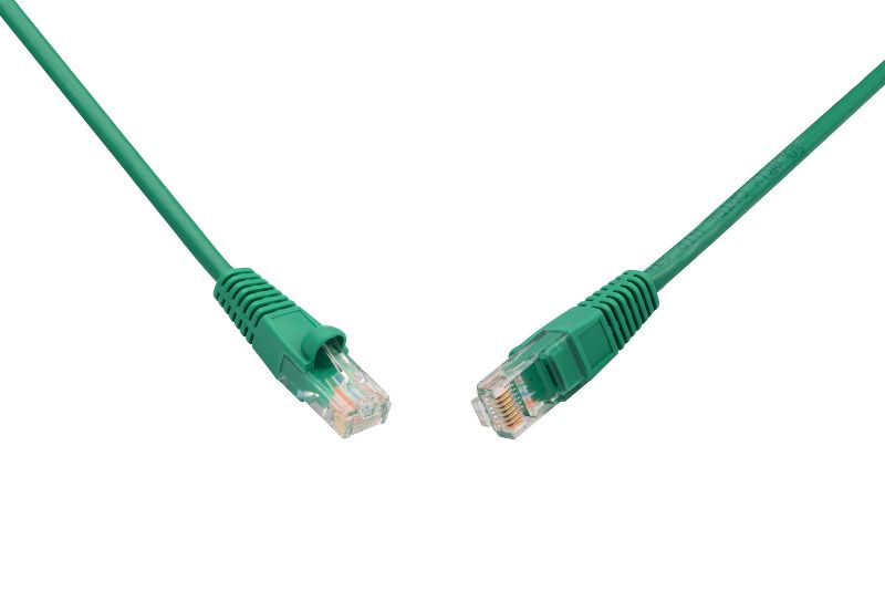 Patch kábel CAT6 UTP PVC 3 m zelený snag-proof C6-114GR-3MB