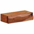 vidaXL Nástenné police 2 ks 30x17x8 cm, akáciový masív