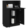 vidaXL Stôl Čierny dub 71.5 x 31.5 x 106.5 cm Kompozitné drevo