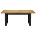 vidaXL Jedálenský stôl NOAIN s nohami v tvare U 180x90x75 cm masívne drevo borovica