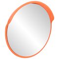 Konvexné dopravné zrkadlo, PC plast, oranžové 60 cm, do exteriéru