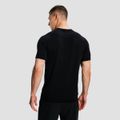 Pánske bežecké tričko Pulse X Black - GymBeam, veľkosť L