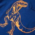 vidaXL Detské tričko s krátkym rukávom tmavomodré 128