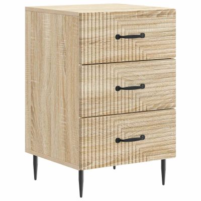 vidaXL Nočný stolík Dub sonoma 43 x 41 x 66,5 cm Kompozitné drevo