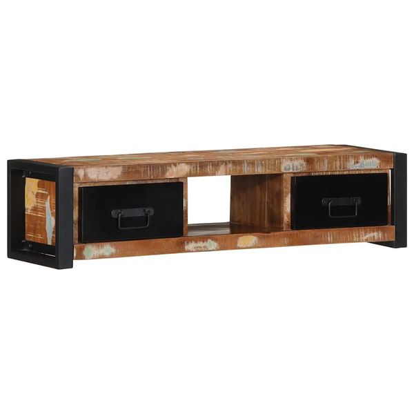VidaXL TV skrinka 100x30x25 cm Rekultivované masívne drevo