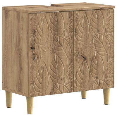 vidaXL Kúpeľňová skrinka pod umývadlo DELFT Dub artisan