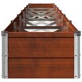 vidaXL Vyvýšený záhon Hrdzavý 480 x 40 x 24 cm corton
