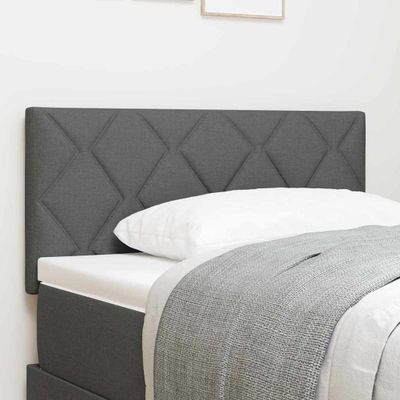 vidaXL LED hlavová doska Biely 100 cm látka