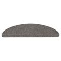 vidaXL Schodiskové rohože samolepiace 20 ks sivé 56x17x3 cm