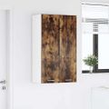 vidaXL Závesná skrinka Dymová dub 60 x 31 x 100 cm Kompozitné drevo