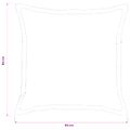 vidaXL Poťah na podložku 6 ks HOUTEN Námornícka modrá 80 x 80 cm