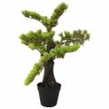 vidaXL Umelý bonsaj, cyprus s kvetináčom 60 cm, zelený