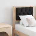 vidaXL Zadné čelo Iný Hnedá a čierna 135 cm Borovicový masív