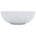 vidaXL Umývadlo biele 46x17 cm keramické