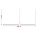 vidaXL Prachový obal s lepiacou páskou 6 ks Priehľadná 240 x 2000 cm