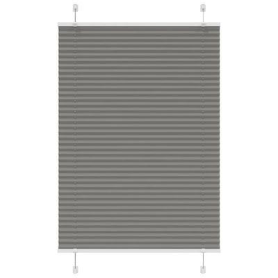 vidaXL plisovaná roleta antracitová 100x150 cm Šírka látky 99,4 cm