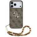 Puzdro Guess 4G Strap 4G Classic Logo pre iPhone 17 Pro Max hnedá