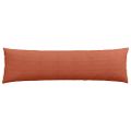 vidaXL Vankúše na pohovku 2 pcs Červenooranžová 145 x 40 cm