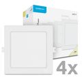 Modee LED Štvorcový LED panel - zapustený 12W 1320lm neutrálna biela P4 (ML-LPSB4000K12WPN)