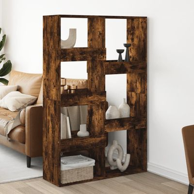 vidaXL Deliaca stena dymový dub 100x33x155,5 cm kompozitné drevo