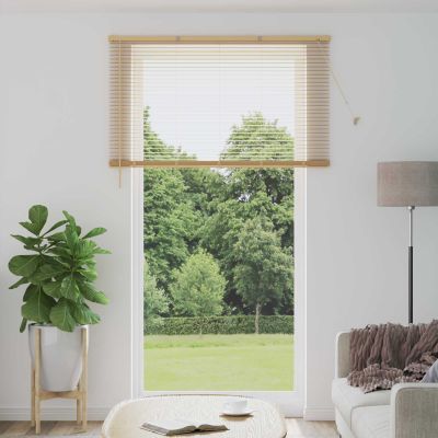 vidaXL Žalúzia Svetlohnedá s Vzorom 213 x 130 cm 25 mm PVC