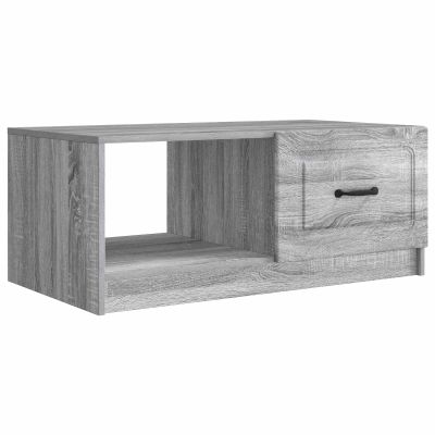 vidaXL Konferenčný stolík Sivá sonoma 90 x 50 x 37 cm Kompozitné drevo